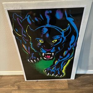 Vibrant Panther Art Print